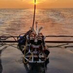 The MAPPEM3D system visible on the deck of a vessel at sunrise.